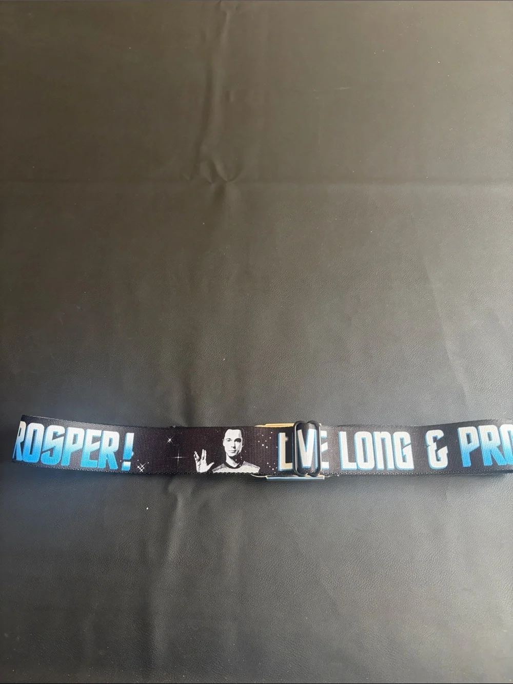 Buckle-Down Big Bang Theory Sheldon Live Long Prosper Seatbelt Belt